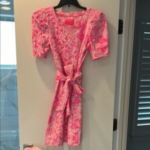 Lilly Pulitzer Pink Floral Mini Dress